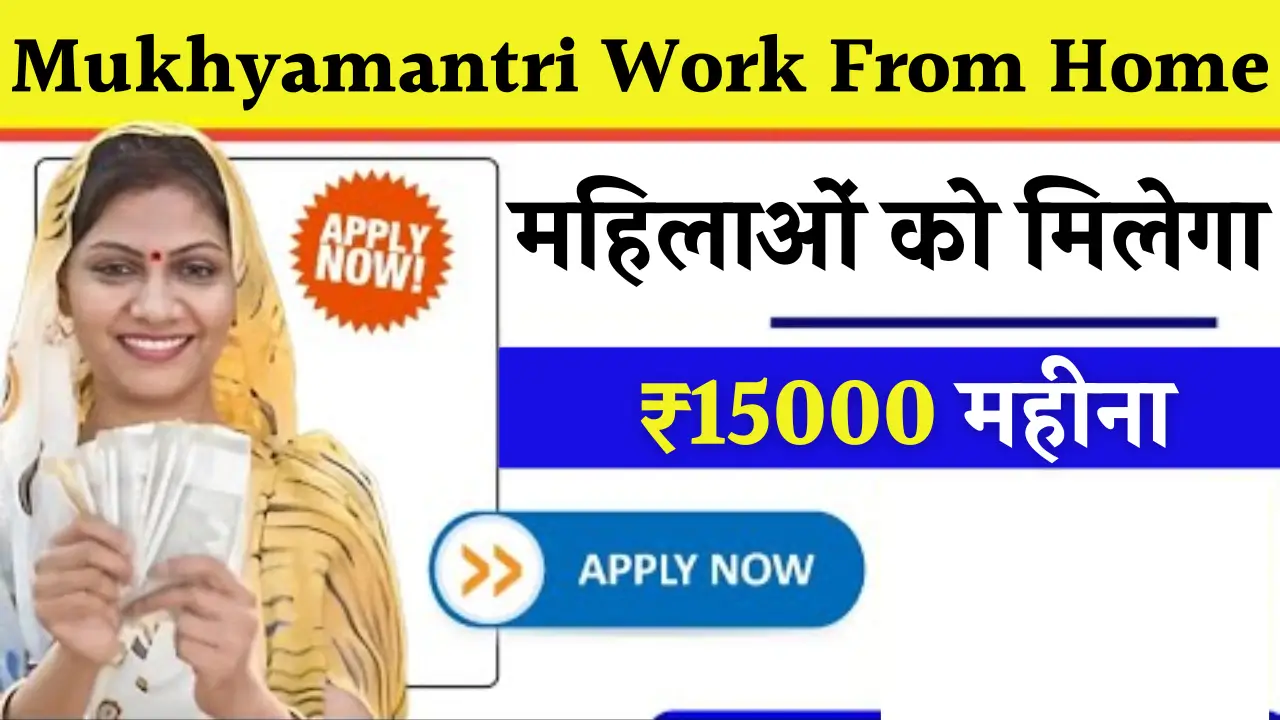 Mukhyamantri Work From Home Yojana