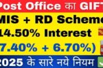 Post Office MIS RD Scheme 2025