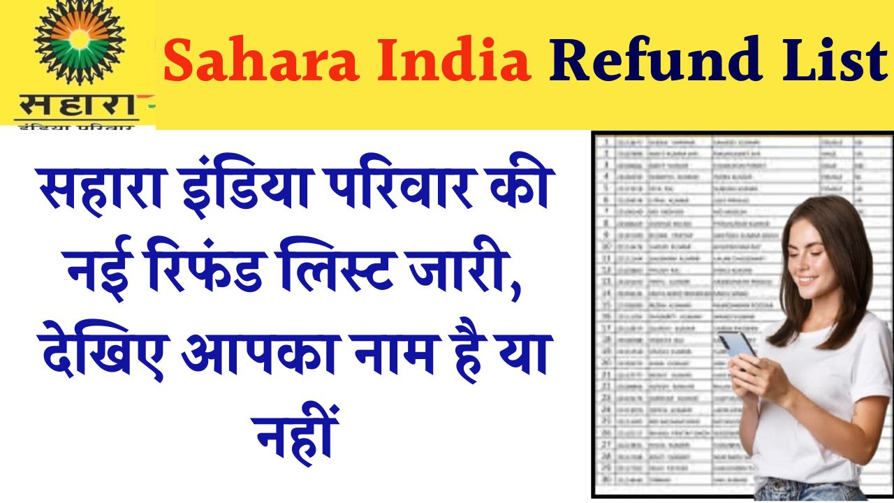 Sahara India Refund List