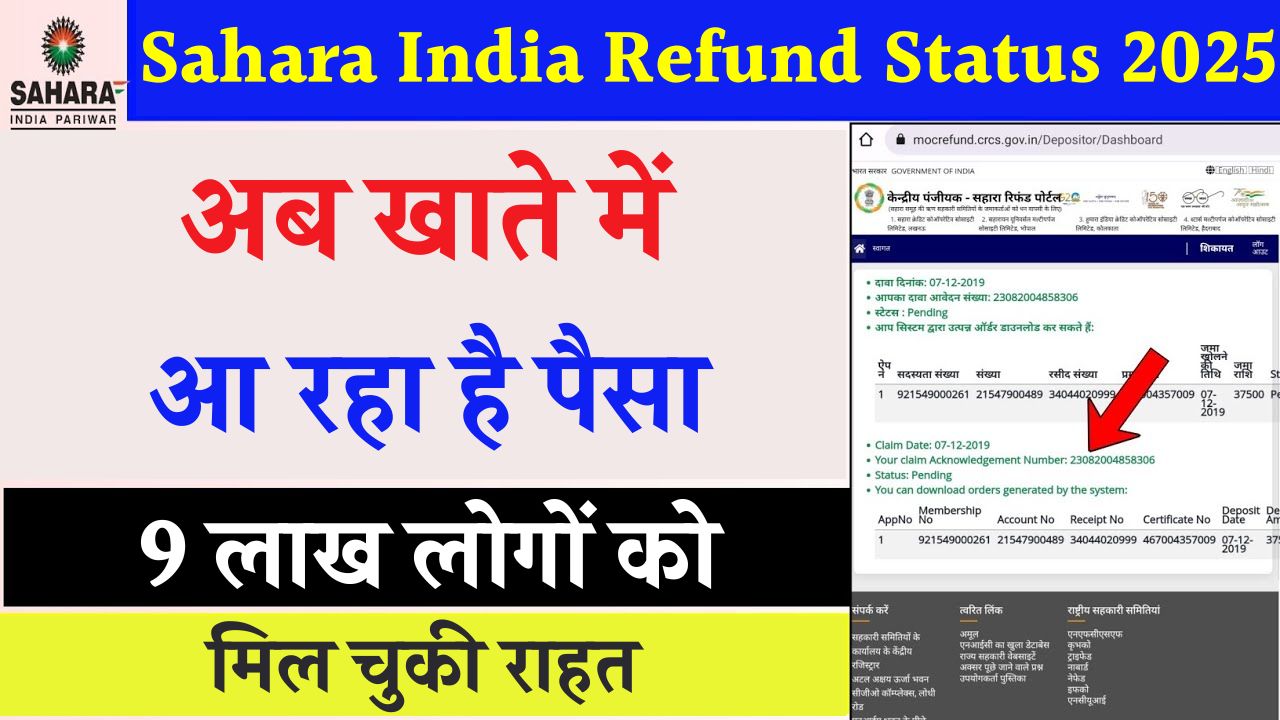 Sahara India Refund Status
