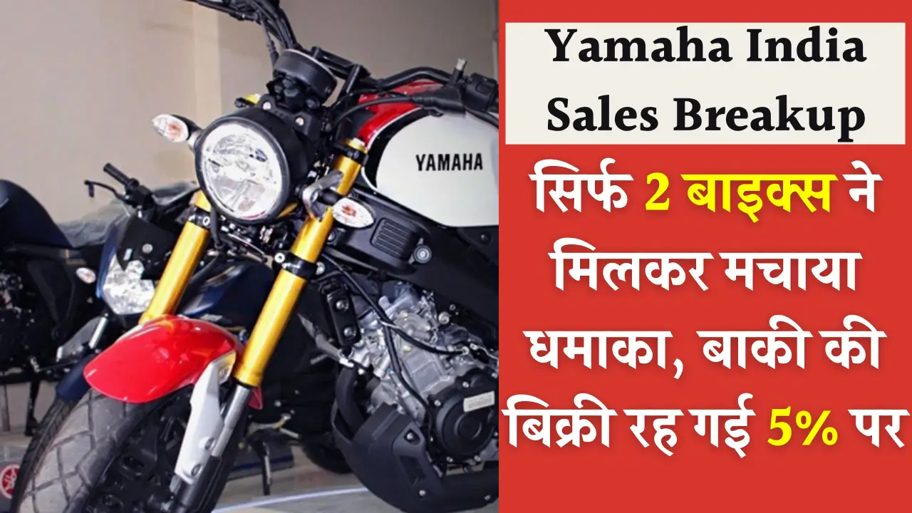 Yamaha India Sales Breakup