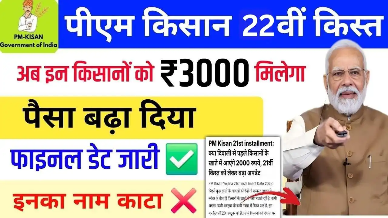 22-pm-kisan-22th-installment-date-2025